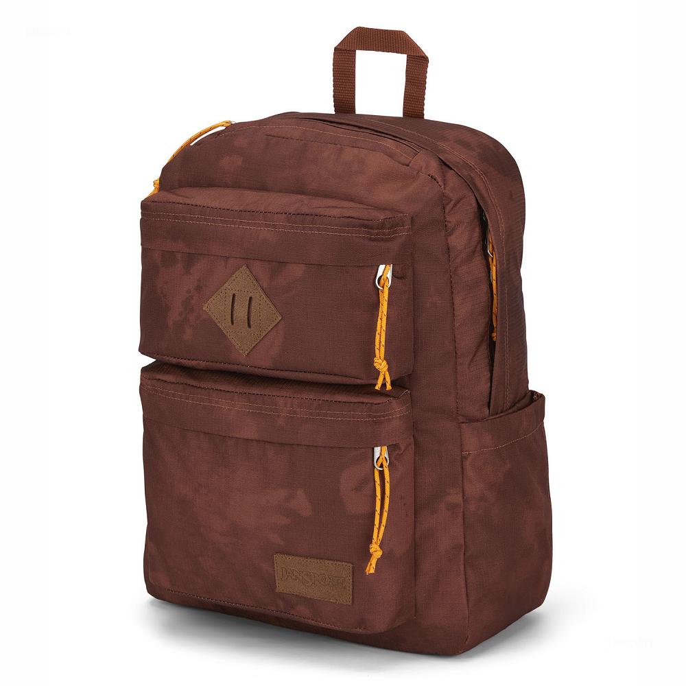 Sac à Dos Ordinateur JanSport Double Break Marron | XXX-96273746